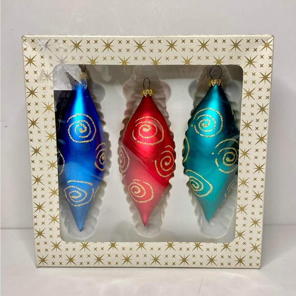 Vintage Christmas Ornaments in Box- Eaton Store - Picture 2 of 3